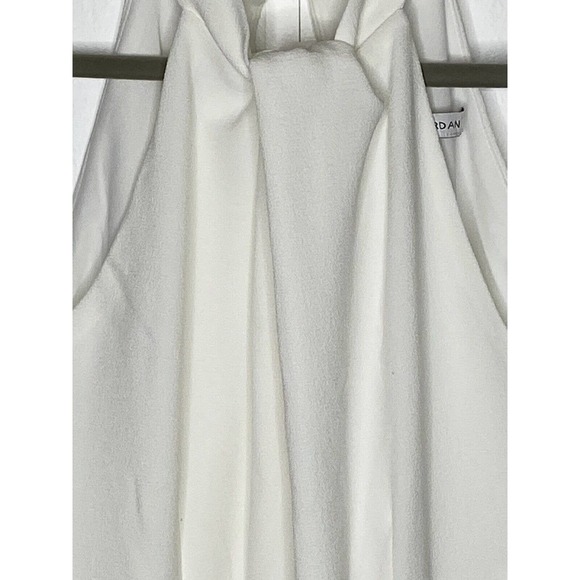 NWOT Julia Jordan Womens Jumpsuit Size 6 Halter Neck Wide Leg Pockets White - Picture 12 of 14